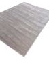 basis grey and black viscose hand loom Rug - FoldShot basis grey and black viscose hand loom Rug - FoldShot